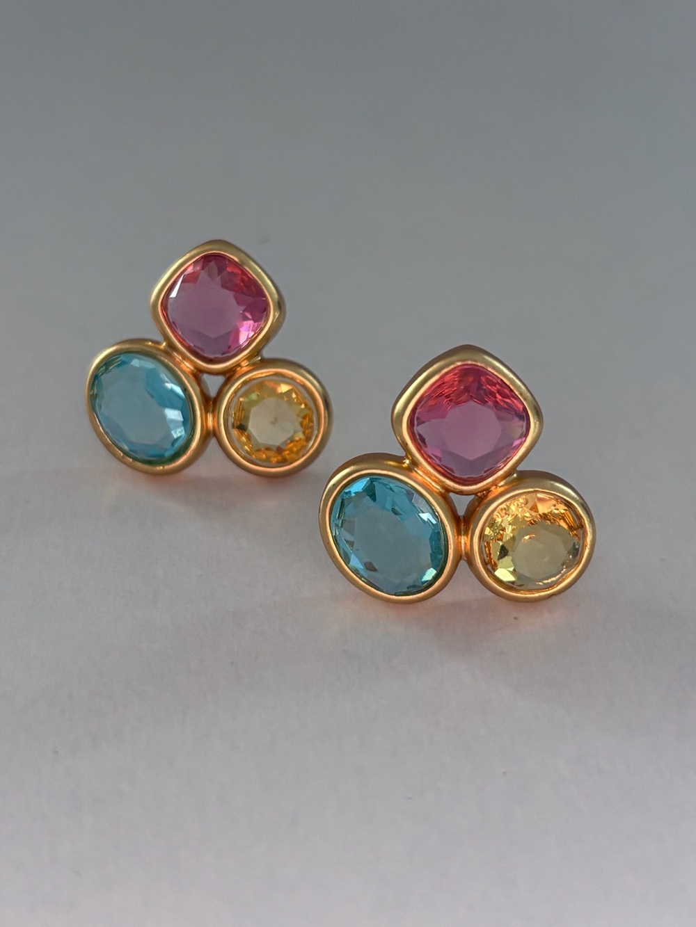 NWOT Julie Vos Kaleidoscopes Statement Stud Earring